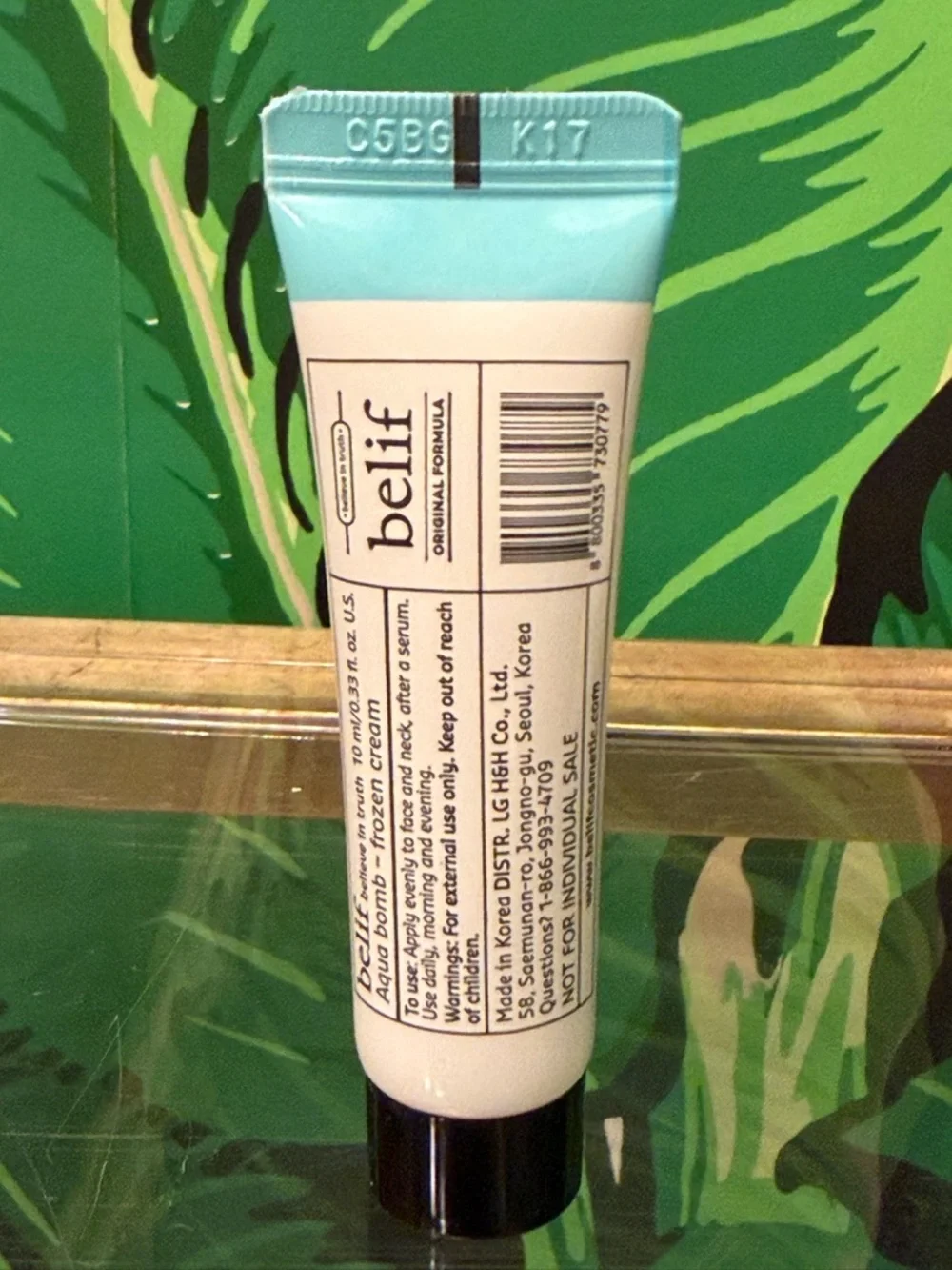 NWT belif Aqua Bomb Frozen Cream 10mL Mini
